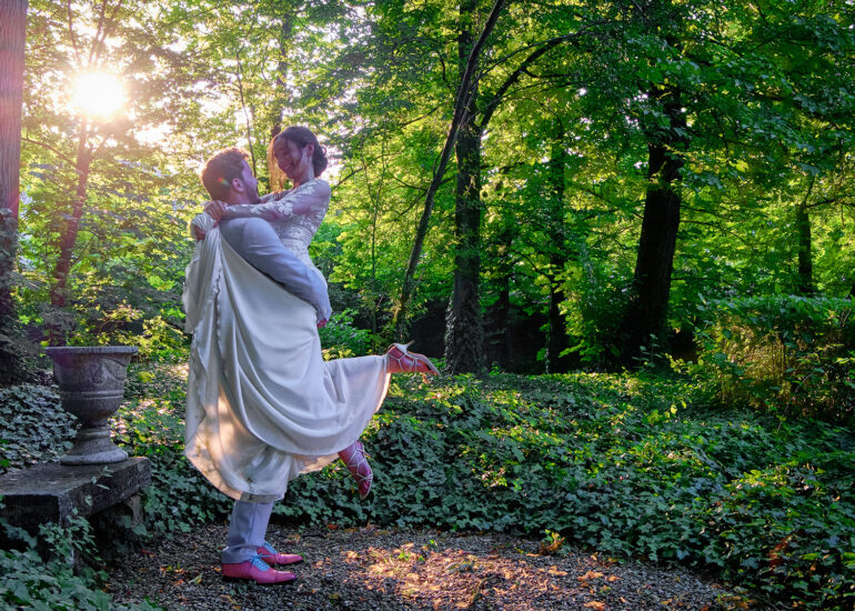 Photo de couple de mariage : Laura et Matthieu.